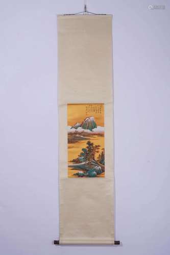 Zhang Daqian, Chinese Landscape Painting Scroll