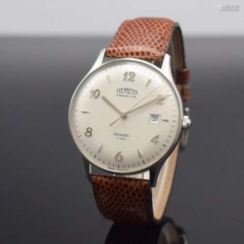 HEMESS Glashuette i/Sa. gents wristwatch model Hematic