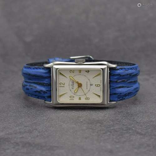 ERBE rectangular wristwatch in steel