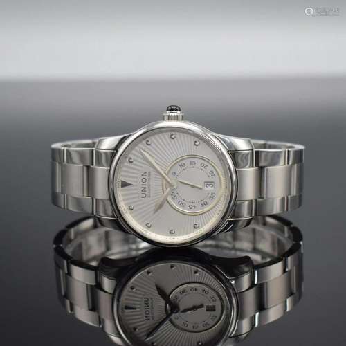 UNION GLASHUeTTE ladies wristwatch in steel