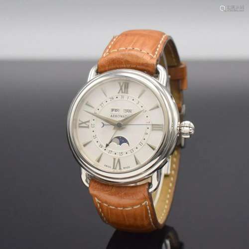 AEROWATCH gents wristwatch with full calendar