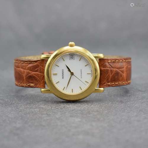 MOVADO 1881 18k yellow gold gents wristwatch