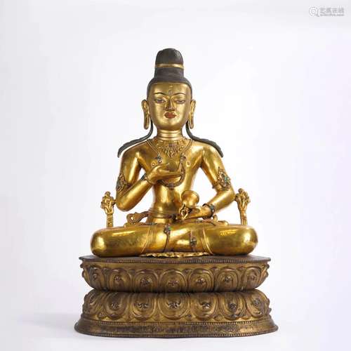 Gilt Bronze Figure Vajrasattva