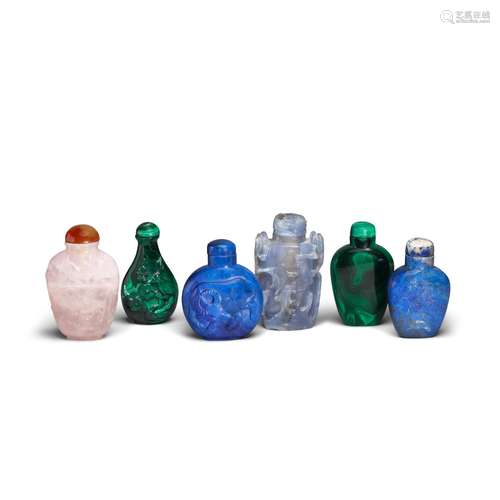 Six Snuff bottles