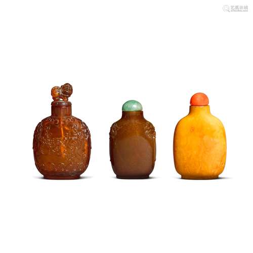 Three Snuff Bottles