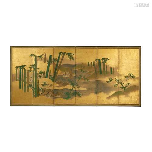 Bamboo and rocks