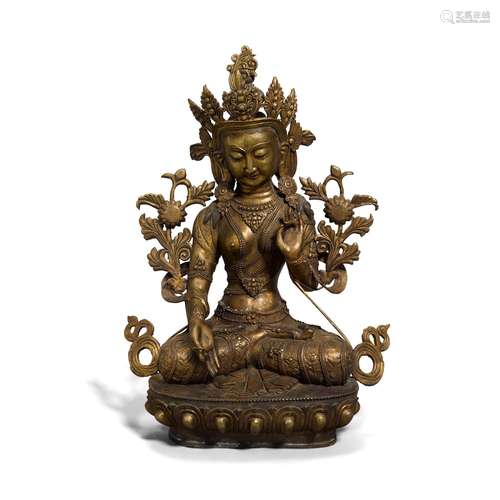 A copper-alloy figure of Tara