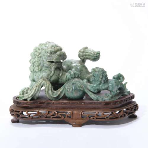Dongling Stone Lions Ornament