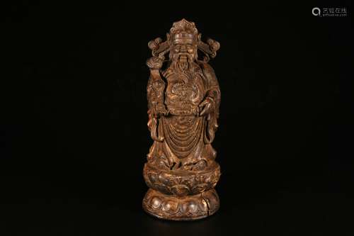 Chinese Eaglewood God of Wealth