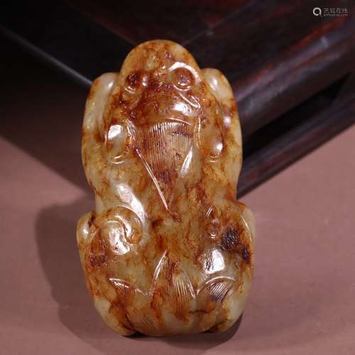 Hetian Jade Auspicious Beast