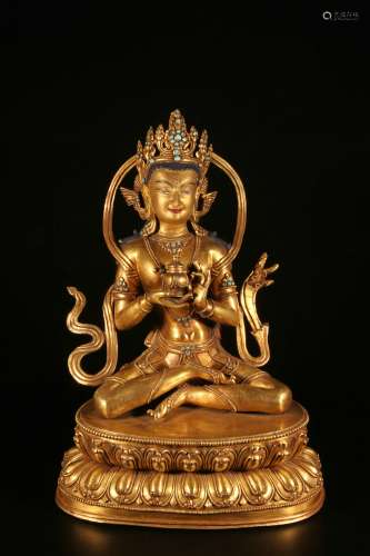 Gilt Copper Avalokitesvara