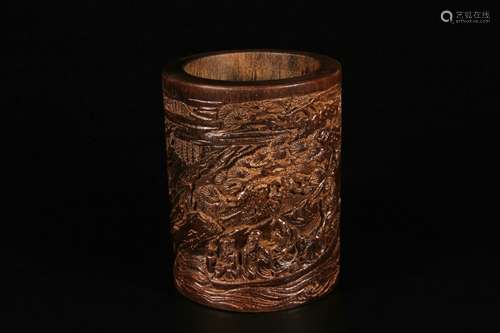 Chinese Eaglewood Brush Pot