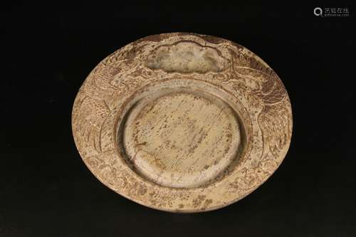 Round Songhua Inkstone