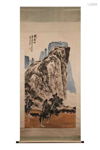 Vertical Painting by Qi Baishi