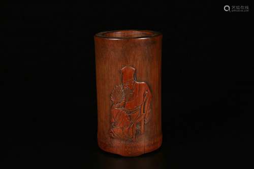 Chinese Bamboo Brush Pot