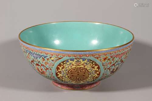 Chinese Enamel Bowl