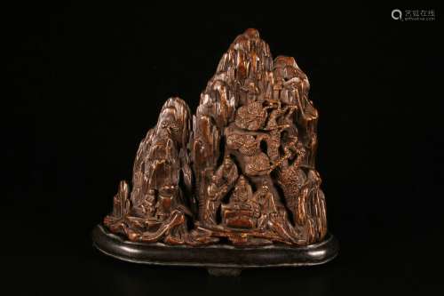 Chinese Eaglewood Rockery Ornament