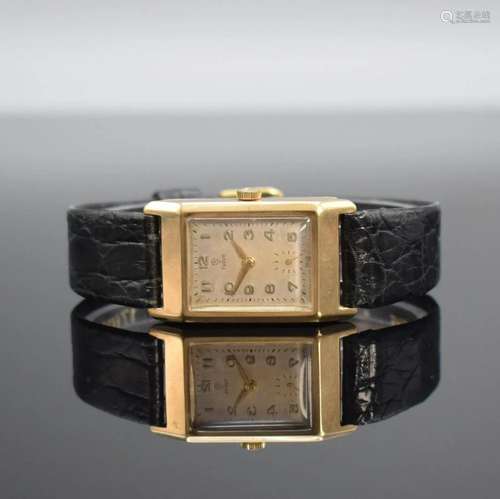 TUDOR 9k yellow gold manual wound wristwatch