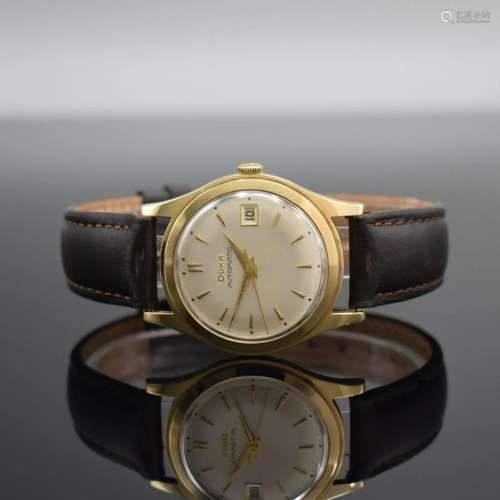 DOXA gents wristwatch in 14k yellow gold