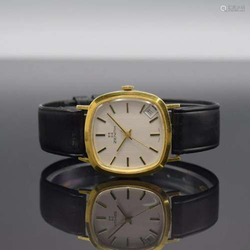 ZENITH 18k yellow gold gents wristwatch with calibre