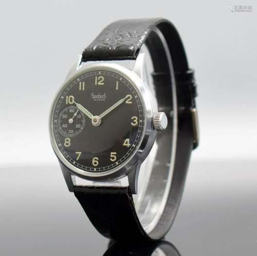 HANHART rare, military wristwatch, Germany around 1940