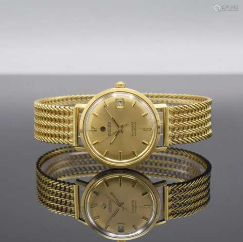 ROAMER 14k yellow gold gents wristwatch Stingray