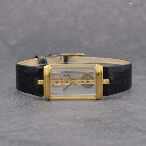 CORUM Golden Bridge 18k yellow gold wristwatch