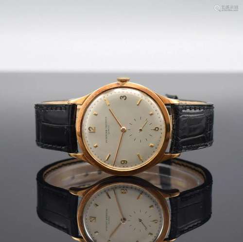 VACHERON & CONSTANTIN oversized 18k gold wristwatch