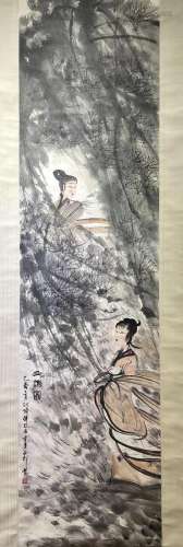 Chinese Painting Scroll of Ladies