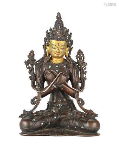 Chinese Bronze Buddha Figure