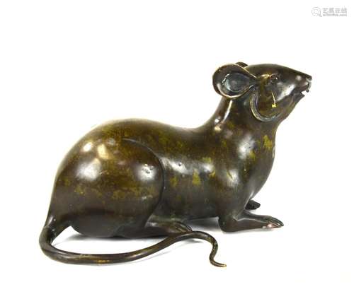 Chinese Bronze Figure of Rat