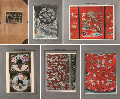 美国大学旧藏《中国刺绣》画册