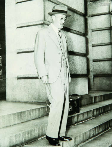 1882～1961 王正廷 新闻照片