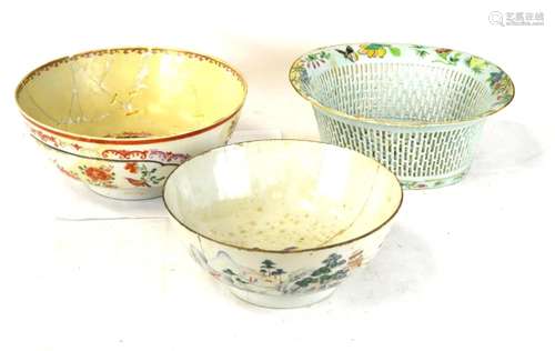 Three Antique Chinese Porcelains