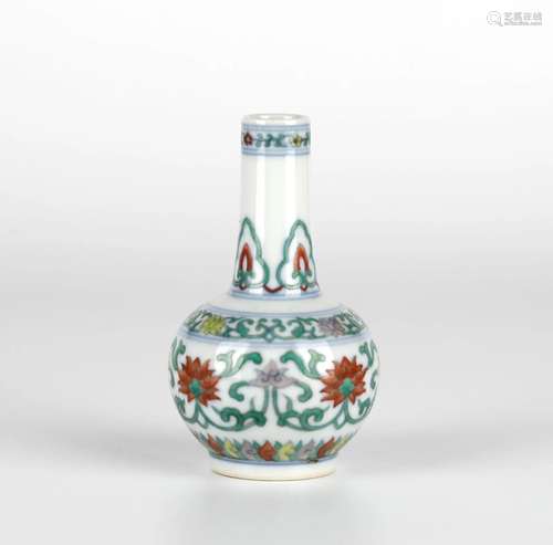 Chinese Doucai Glazed Vase