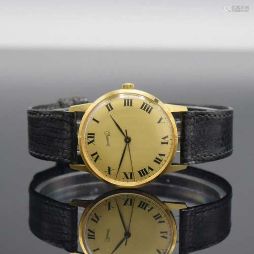 EBERHARD & Co. fine 18k yellow gold gents wristwatch