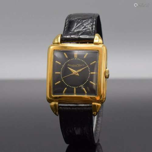 IWC 18k yellow gold gents wristwatch