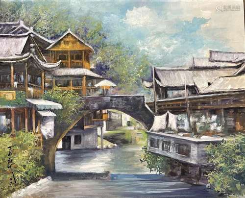 PAN YULIANG, RIVER SCENERY