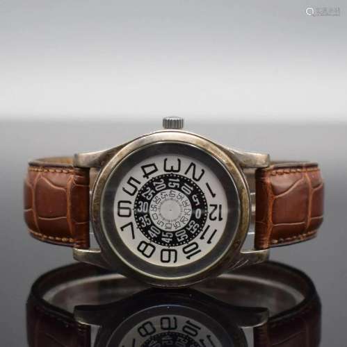 TIMELESS / JOeRG SCHAUER digital wristwatch in silver