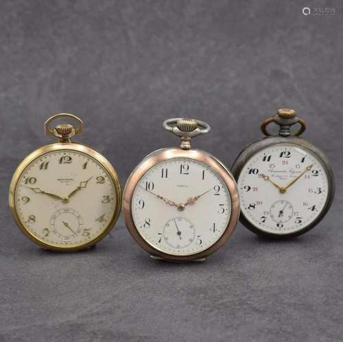 MOVADO/OMEGA/CHRONOMETRE LIGERON pocket watch