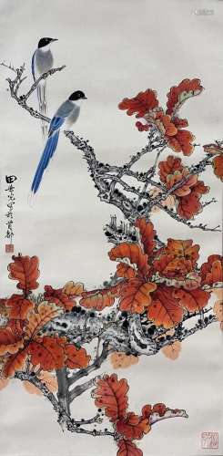 TIAN SHIGUANG, BIRD AND FLOWER