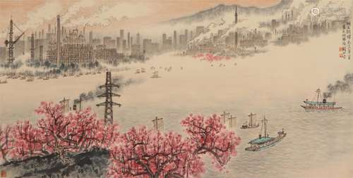 A Chinese Painting of Taihu Lake