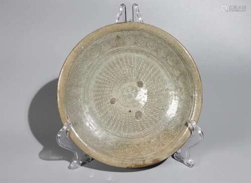 KOREAN CELADON GALZED PLATE