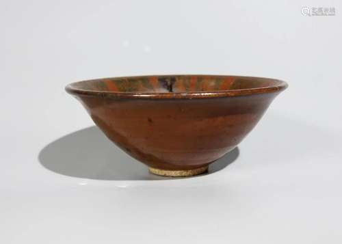 ANGYANG KILN RUST-SPOT TEA BOWL