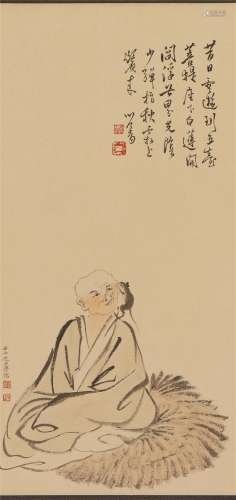 A Chinese Painting of Figure and Mouse