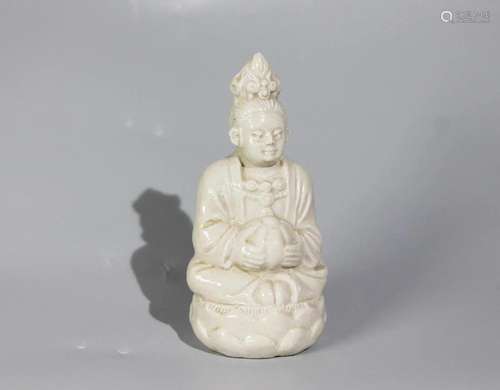 DING WARE WHITE GLAZE FIGURINE