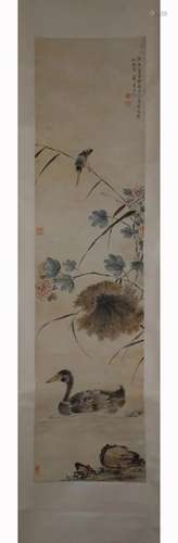 HUA YAN, BIRD AND FLOWER