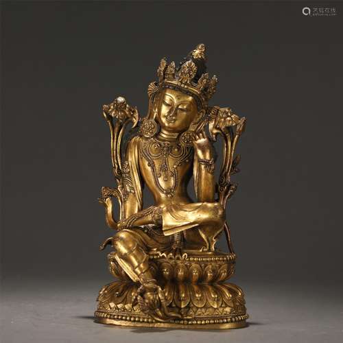 A Bronze Buddha Statue