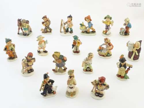 A quantity of Friedel figures to include an artist…