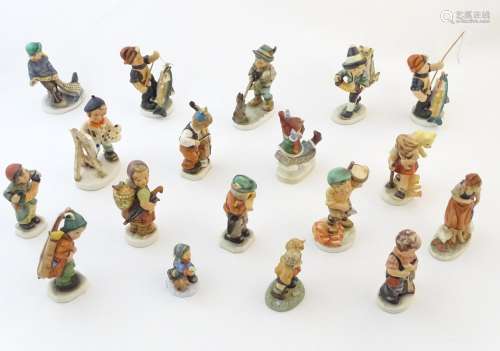 A quantity of Friedel figures to include a boy pla…